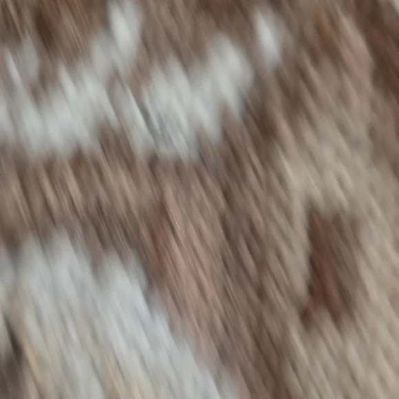 Norther Isles Hand Knitted Cozy Holiday Cardigan with Village Scene Sz M - Picture 10 of 15